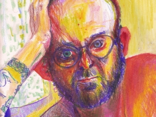 Bryan Lewis Saunders - autoportret, korištena droga: Ambien (10 mg)