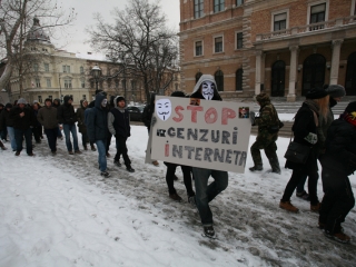 Anti ACTA prosvjedi u Zagrebu (Foto: Nino Šolić)