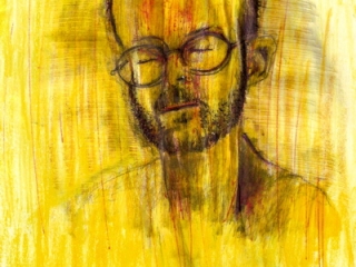 Bryan Lewis Saunders - autoportret, korištena droga: Buspar (15 mg - ušmrkano)