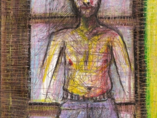 Bryan Lewis Saunders - autoportret, korištena droga: Butalbital (barbiturat, doza nepoznata)