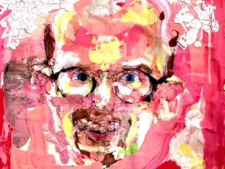 Bryan Lewis Saunders - autoportret, korištena droga: Crystalmeth (metamfetamin)