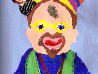 Bryan Lewis Saunders - autoportret, korištena droga: marihuana, sorta Kind Bud