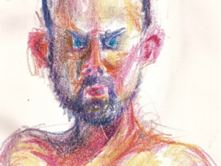 Bryan Lewis Saunders - autoportret, korištena droga: Percocet (7,5 mg)