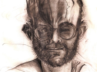 Bryan Lewis Saunders - autoportret, korištena droga: Seroquel (100 mg)