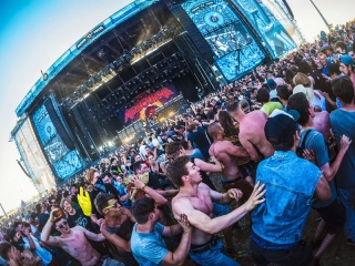 Airbourne na Nova Rock 2017 festivalu (Foto: Roberto Pavić)