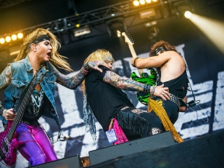 Steel Panther Slayer na Nova Rock 2017 festivalu (Foto: Roberto Pavić)