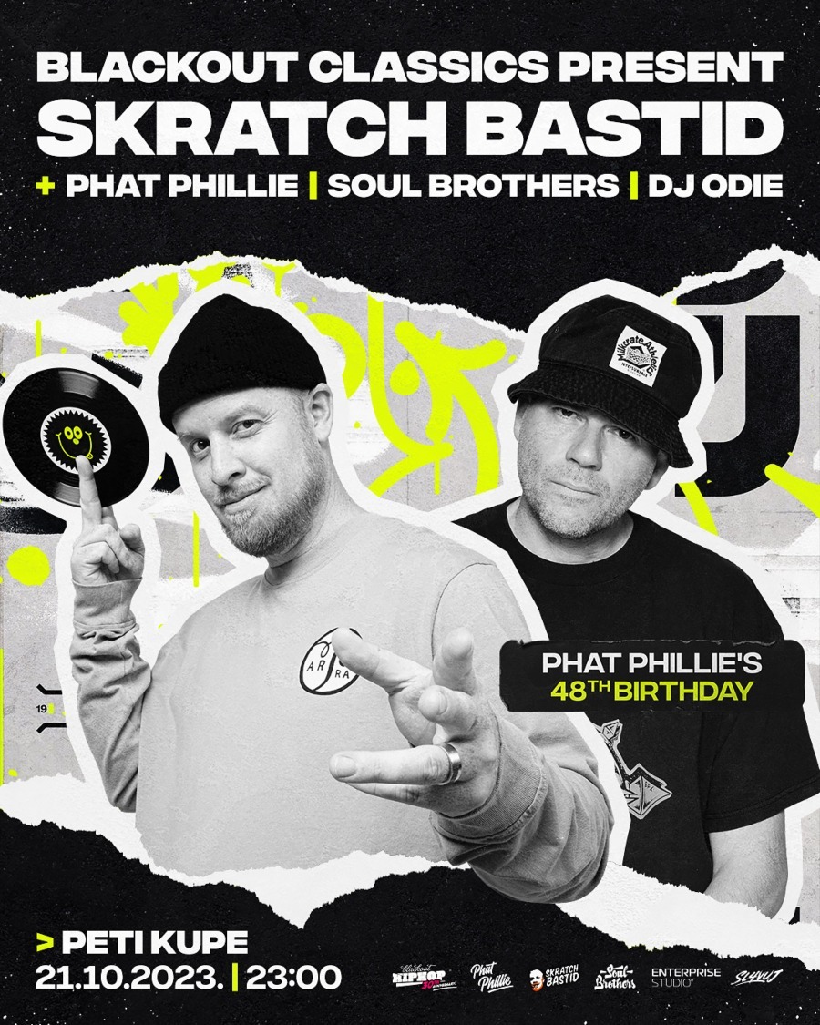 DJ Skratch Bastid na proslavi Phat Phillijevog rođendana u Petom kupeu
