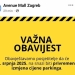 Avenue Mall 5. srpnja podiže cijene parkiranja za 142,42%